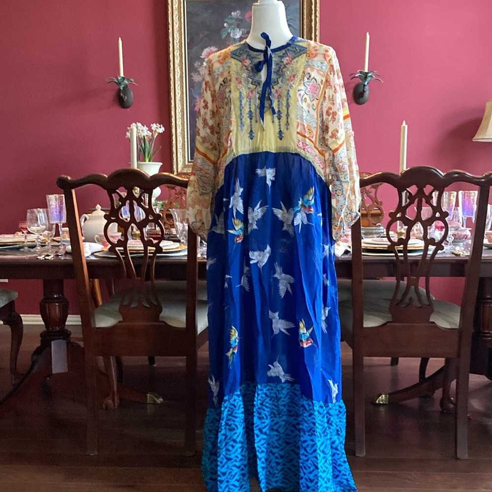 Beautiful Johnny Was Cana maxi dress M